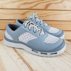 Soft Science Fin 3.0 Fishing Boat Water Shoe Gray Mesh Lightweight Lace-up NEW